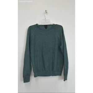 J Crew Green Crew Neck Long Sleeve Sweater Men's‎ - Size L